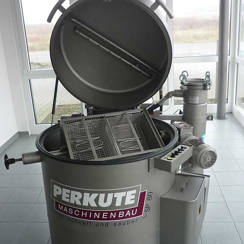 Firma Perkute Teilereiningsanlage SP 80